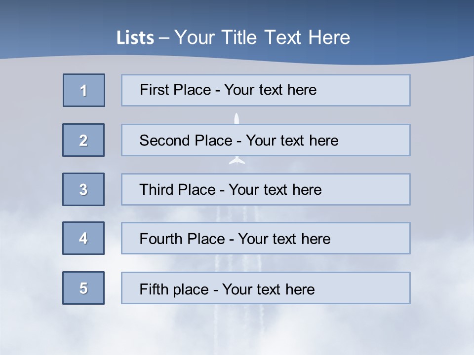 Trail Vapor Jumbo PowerPoint Template