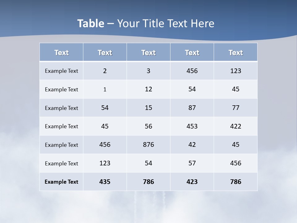 Trail Vapor Jumbo PowerPoint Template