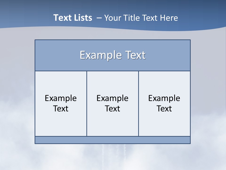 Trail Vapor Jumbo PowerPoint Template