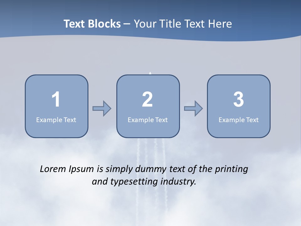 Trail Vapor Jumbo PowerPoint Template