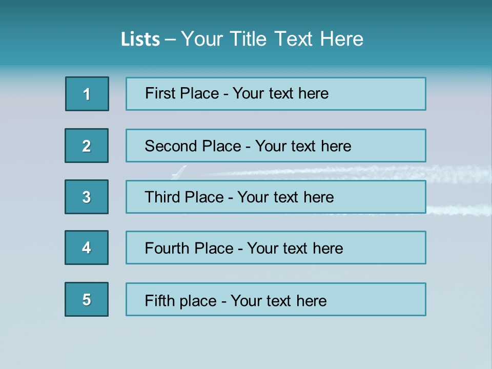 Clear Trail Fast PowerPoint Template