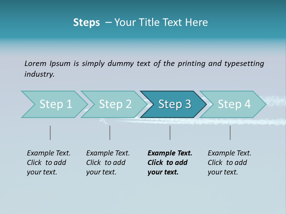 Clear Trail Fast PowerPoint Template