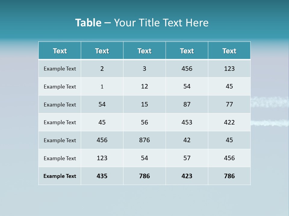 Clear Trail Fast PowerPoint Template