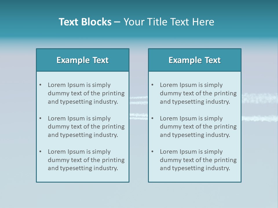 Clear Trail Fast PowerPoint Template