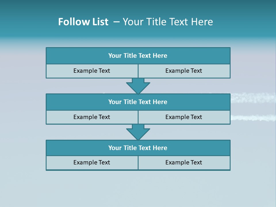 Clear Trail Fast PowerPoint Template