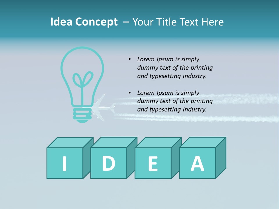 Clear Trail Fast PowerPoint Template