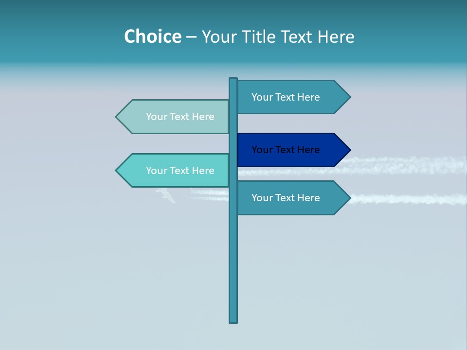 Clear Trail Fast PowerPoint Template