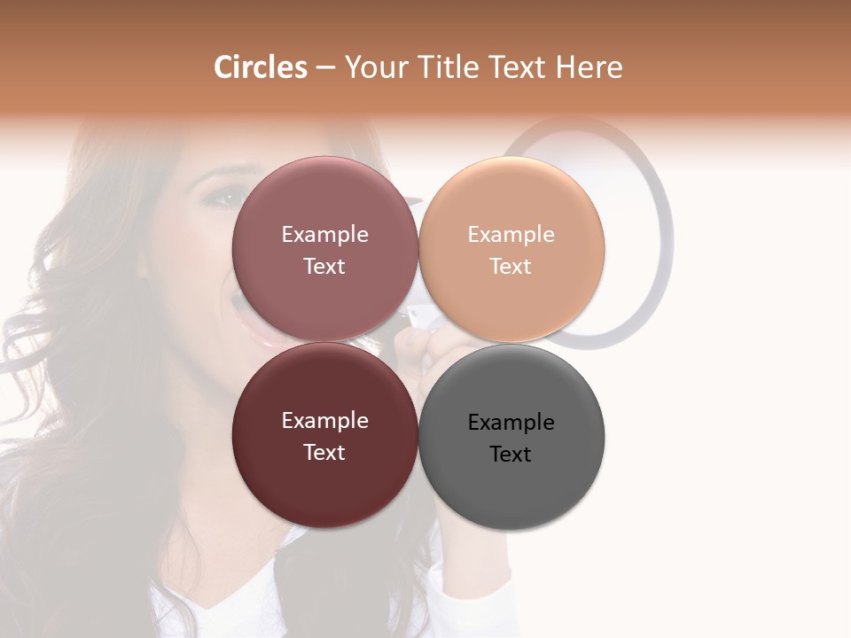 Beautiful Isolated Announce PowerPoint Template