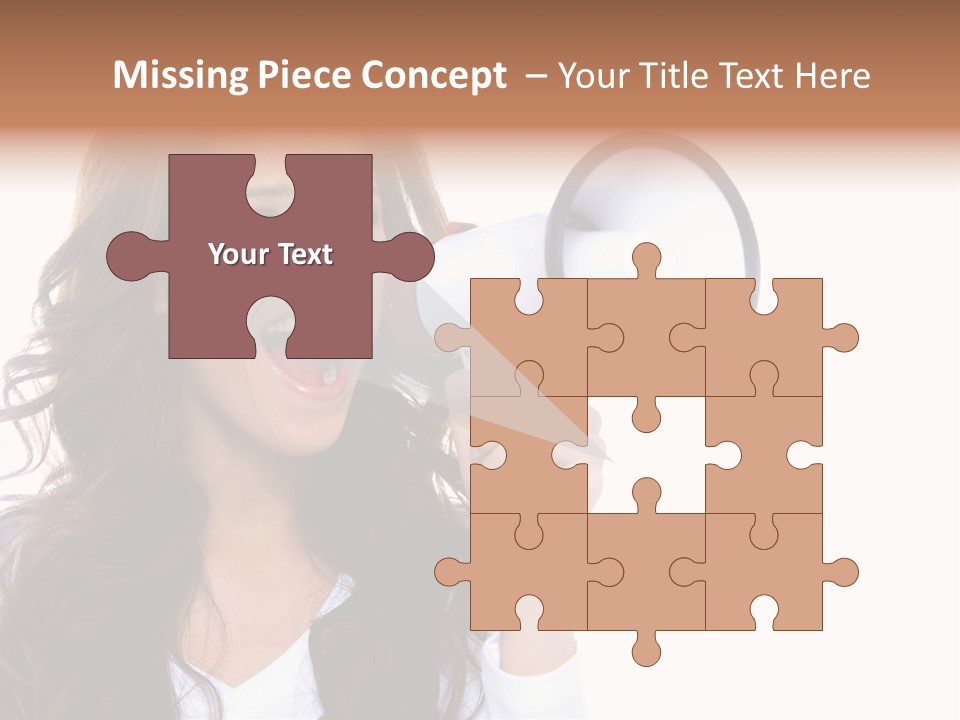 Beautiful Isolated Announce PowerPoint Template