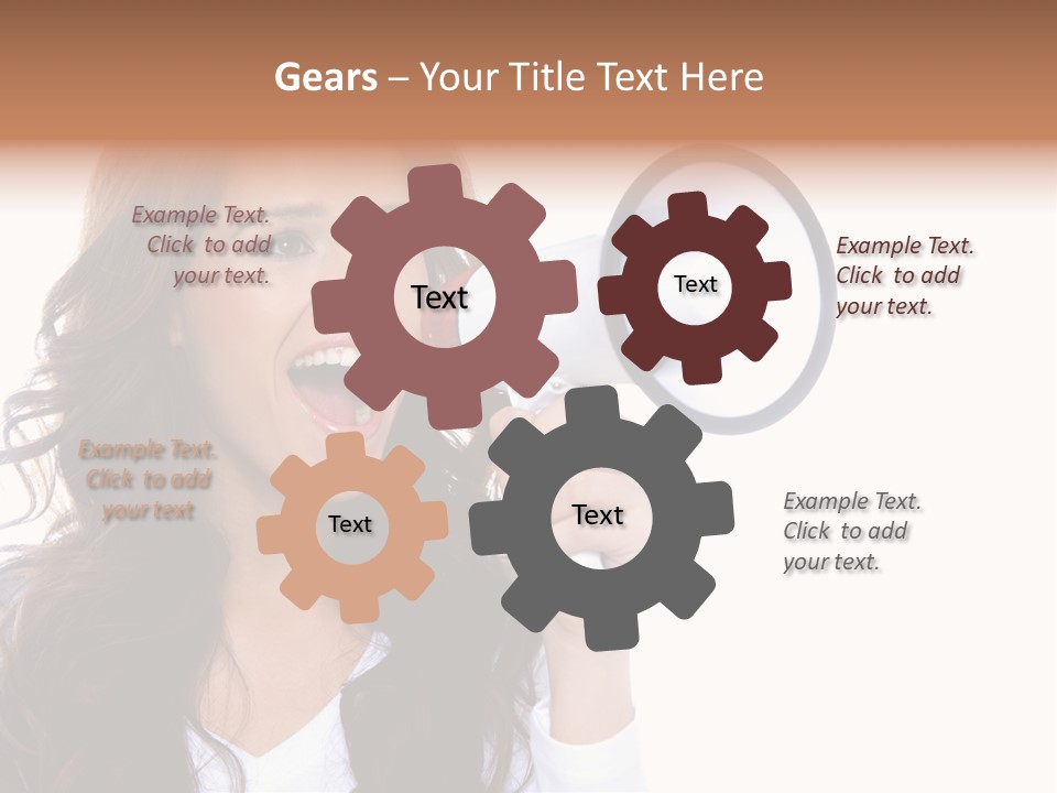 Beautiful Isolated Announce PowerPoint Template