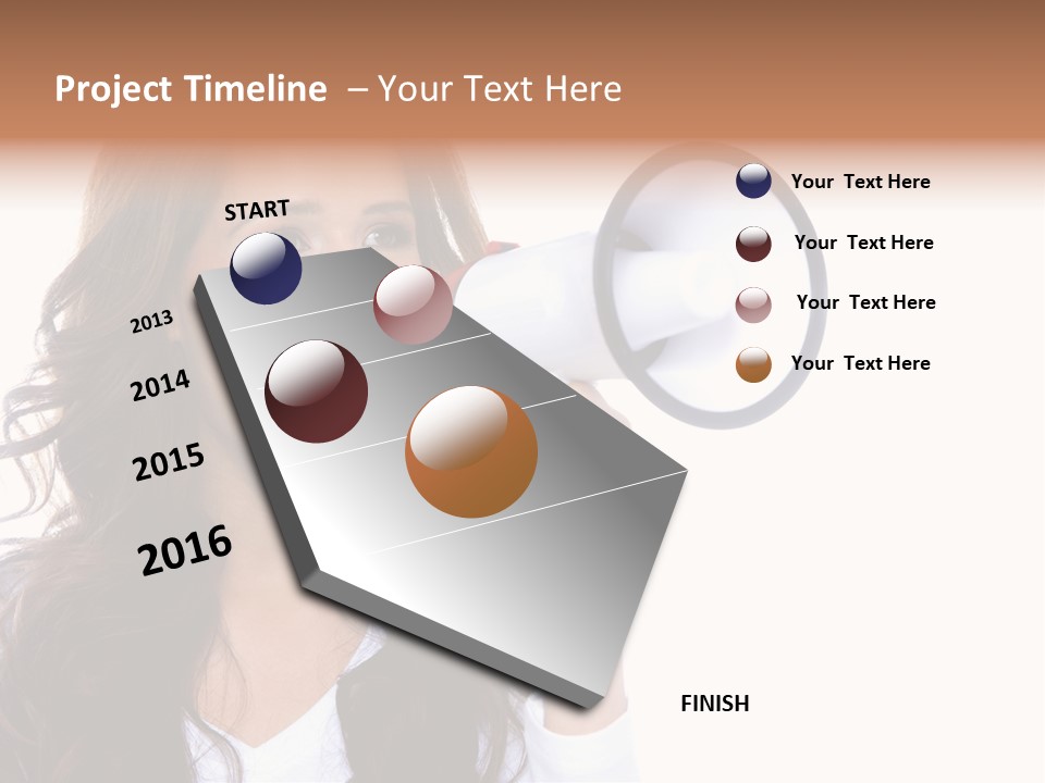 Beautiful Isolated Announce PowerPoint Template