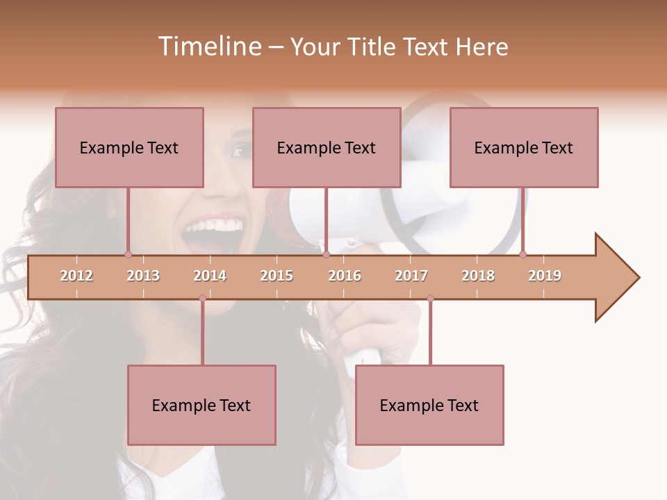 Beautiful Isolated Announce PowerPoint Template