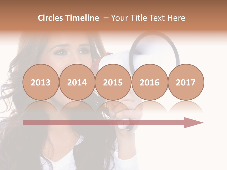 Beautiful Isolated Announce PowerPoint Template
