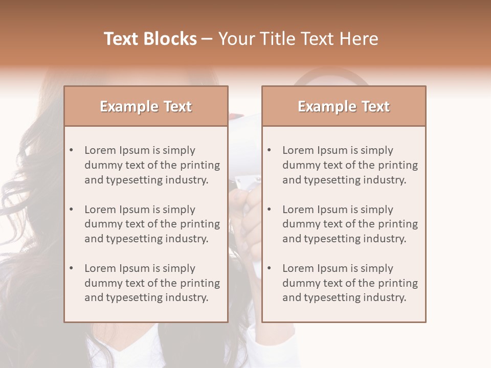 Beautiful Isolated Announce PowerPoint Template