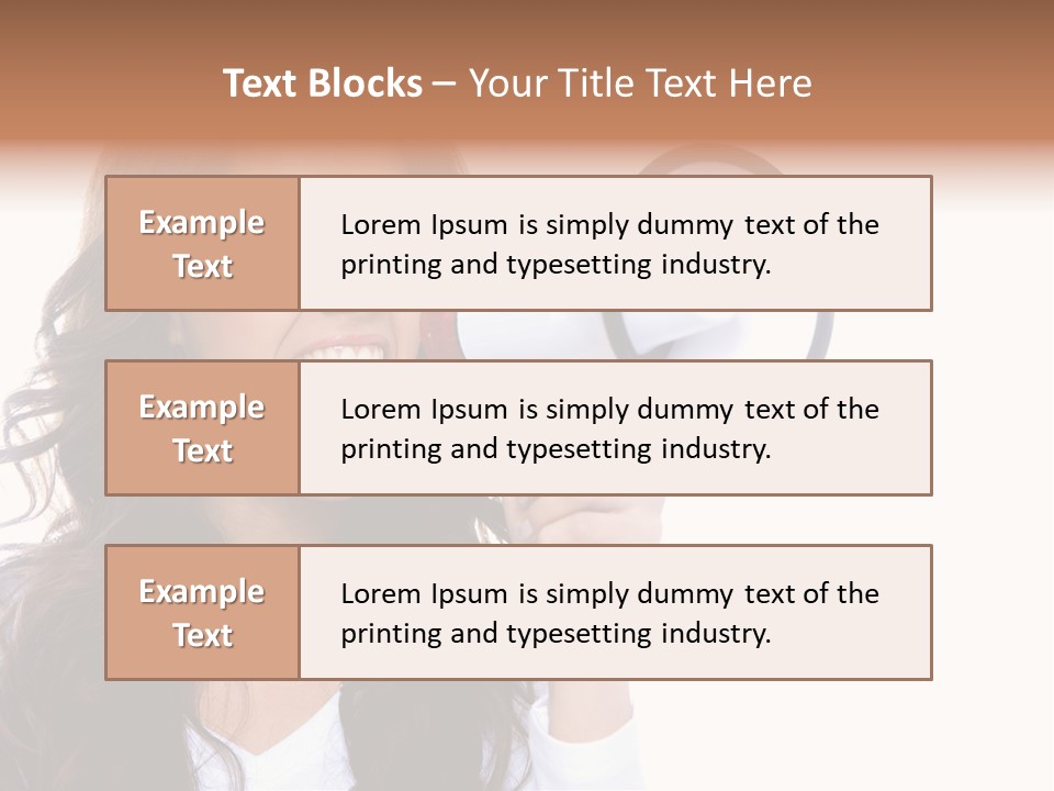Beautiful Isolated Announce PowerPoint Template