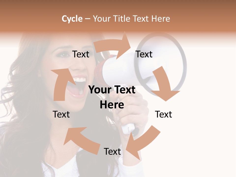 Beautiful Isolated Announce PowerPoint Template