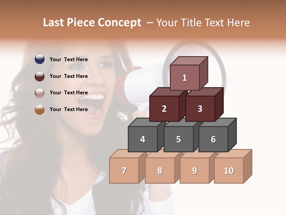 Beautiful Isolated Announce PowerPoint Template