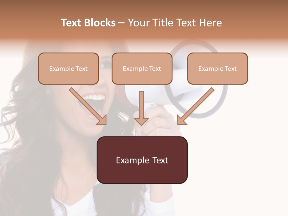Beautiful Isolated Announce PowerPoint Template