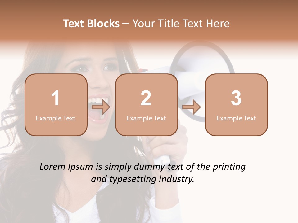 Beautiful Isolated Announce PowerPoint Template