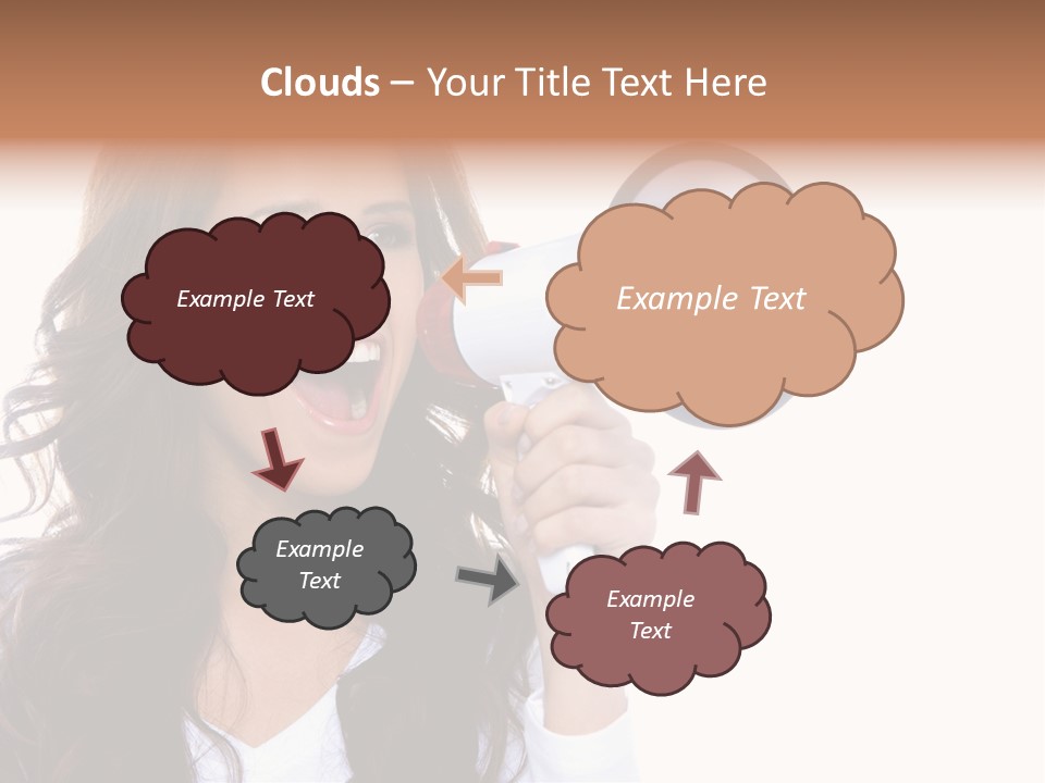 Beautiful Isolated Announce PowerPoint Template