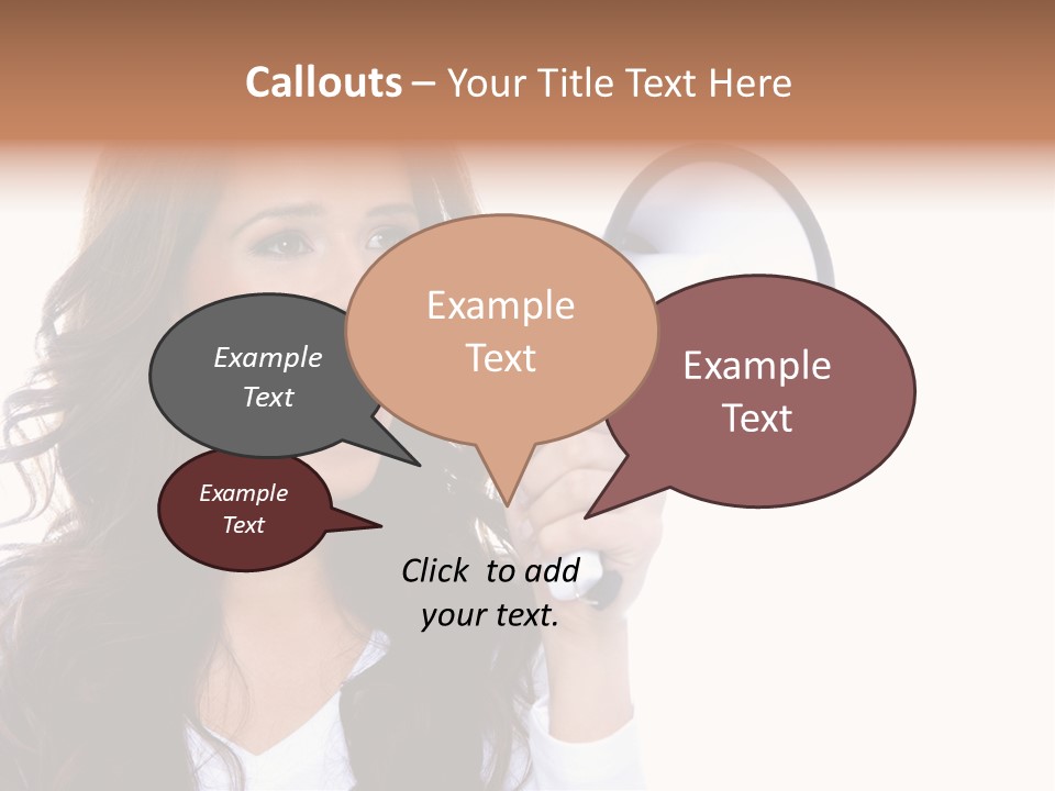 Beautiful Isolated Announce PowerPoint Template