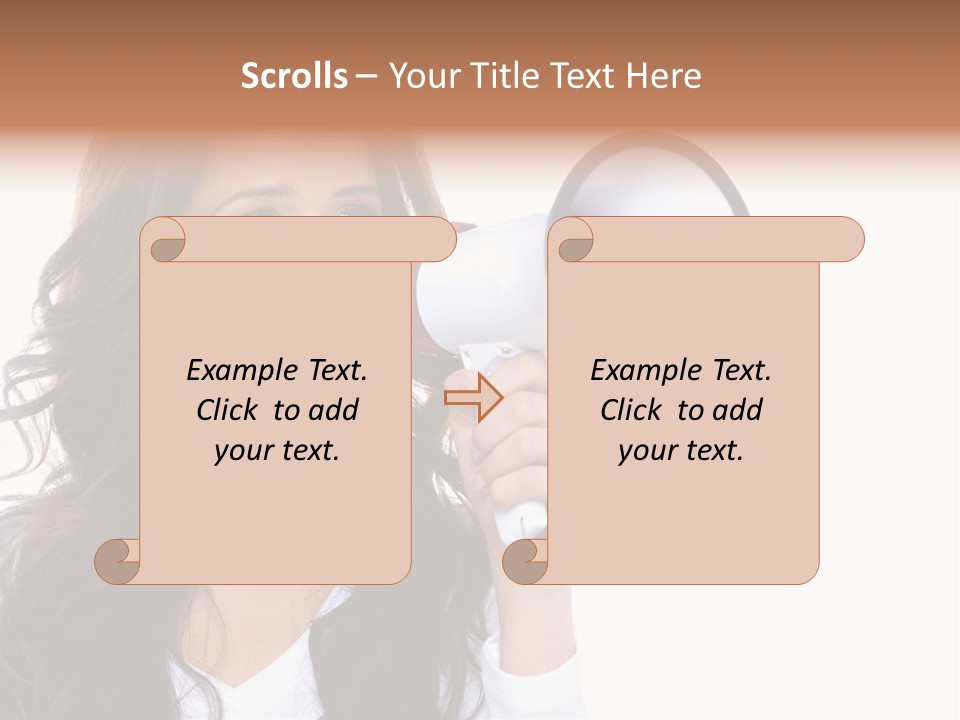 Beautiful Isolated Announce PowerPoint Template