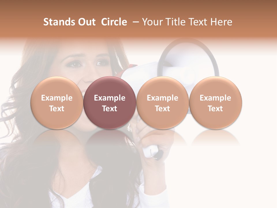 Beautiful Isolated Announce PowerPoint Template