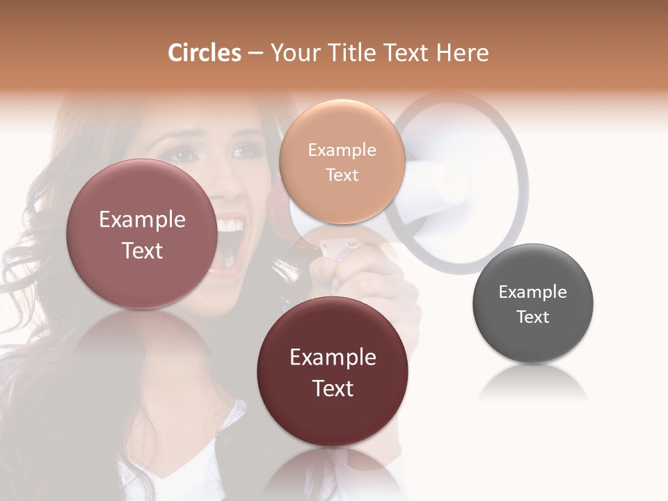 Beautiful Isolated Announce PowerPoint Template