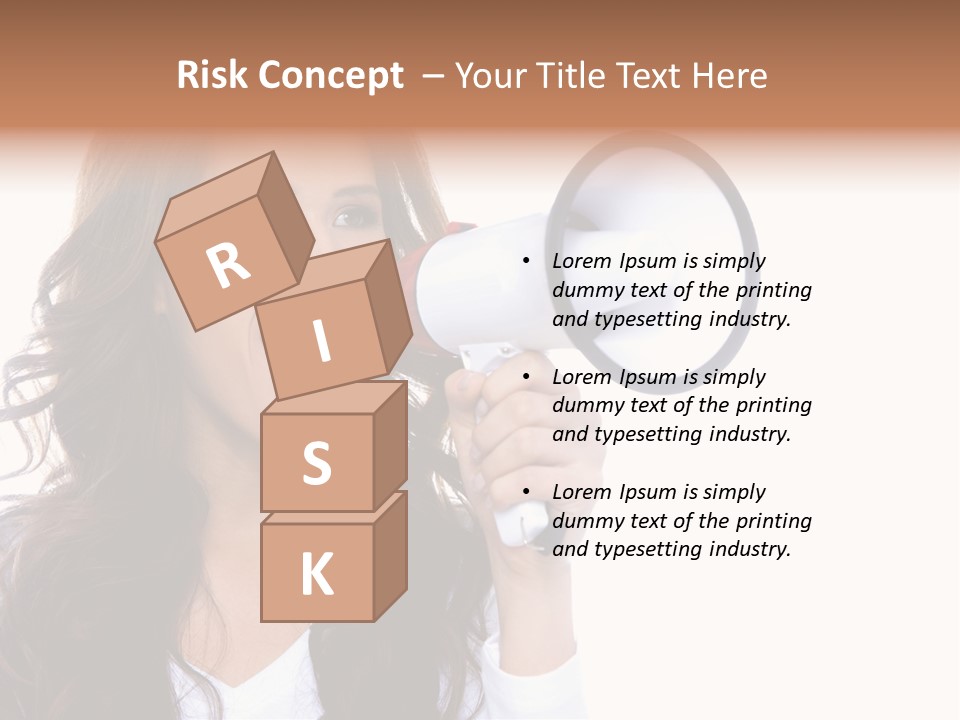 Beautiful Isolated Announce PowerPoint Template