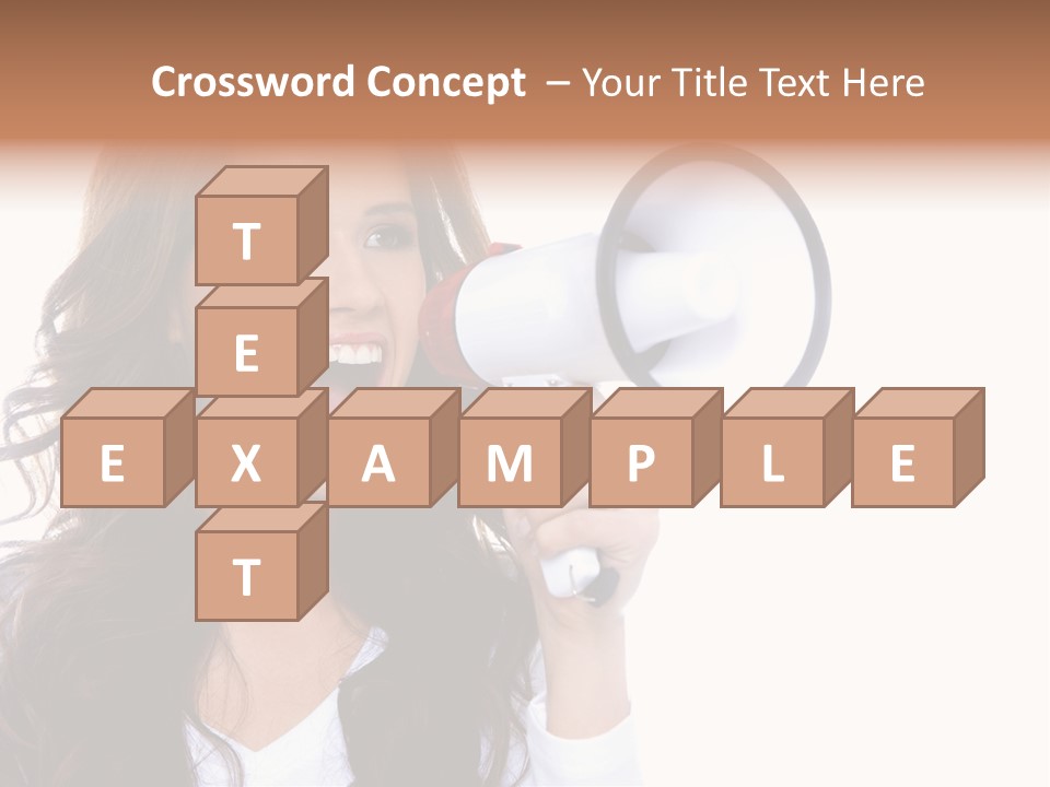 Beautiful Isolated Announce PowerPoint Template