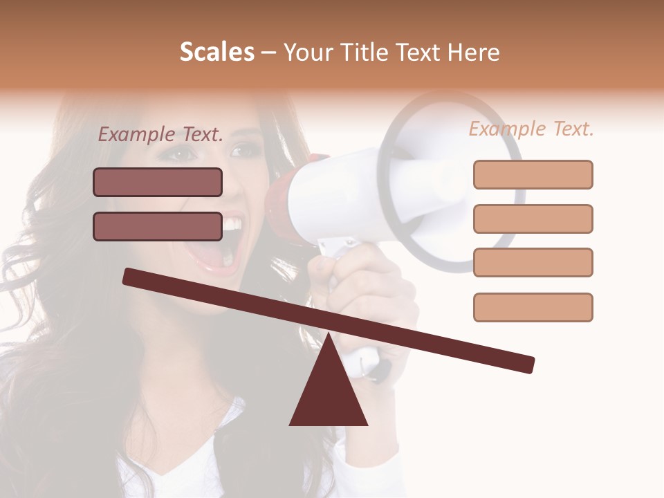 Beautiful Isolated Announce PowerPoint Template