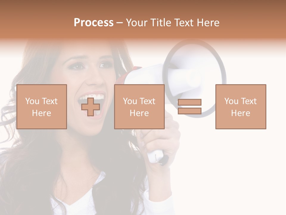 Beautiful Isolated Announce PowerPoint Template