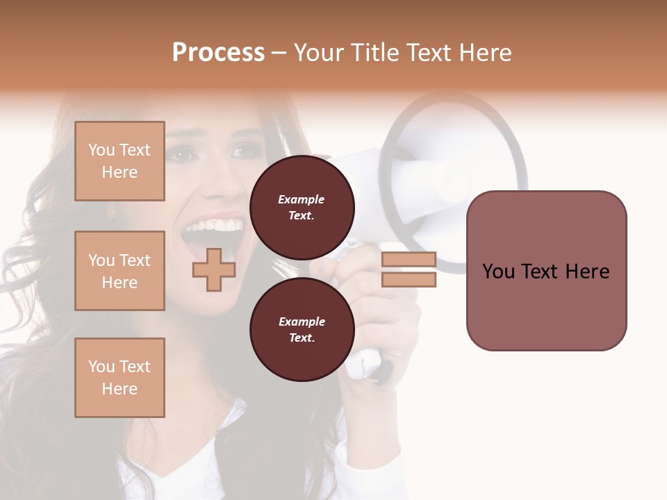 Beautiful Isolated Announce PowerPoint Template