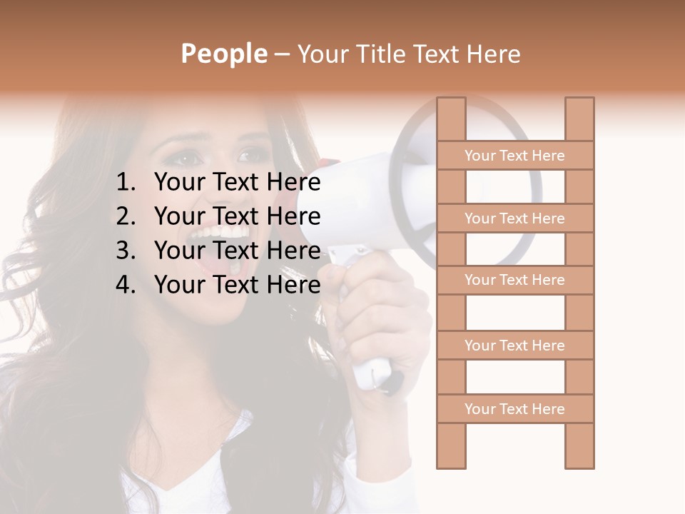 Beautiful Isolated Announce PowerPoint Template