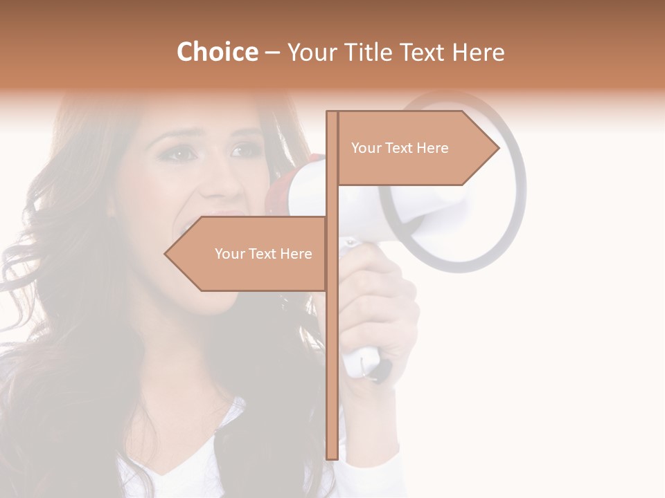 Beautiful Isolated Announce PowerPoint Template