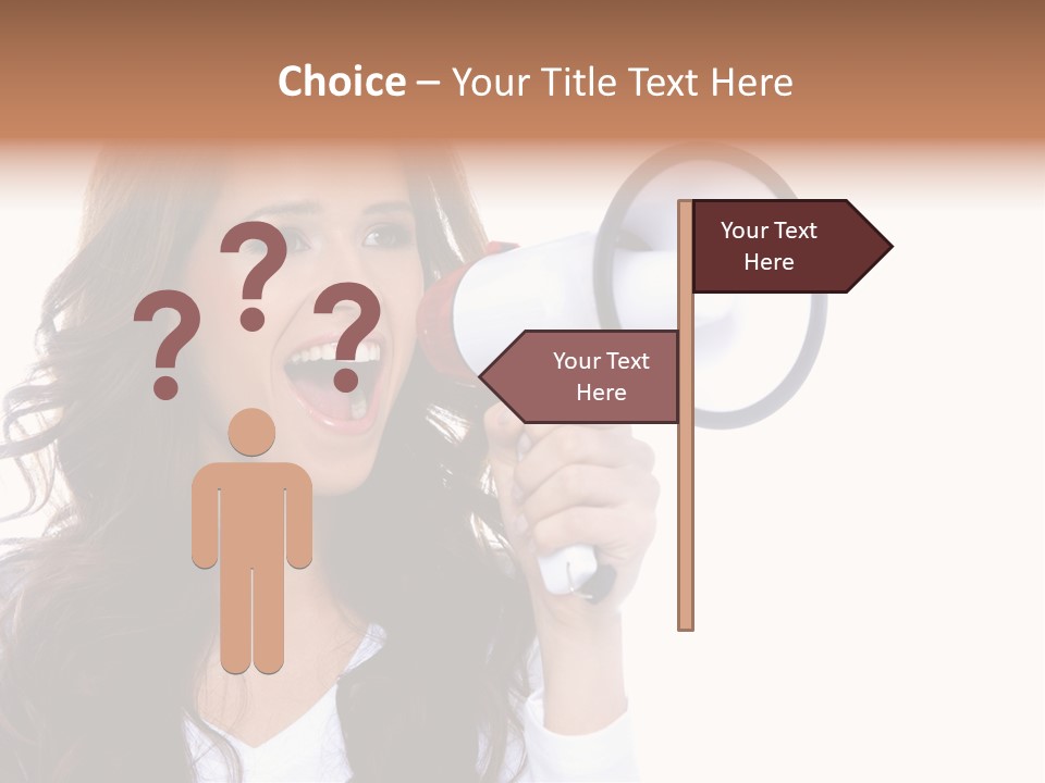 Beautiful Isolated Announce PowerPoint Template