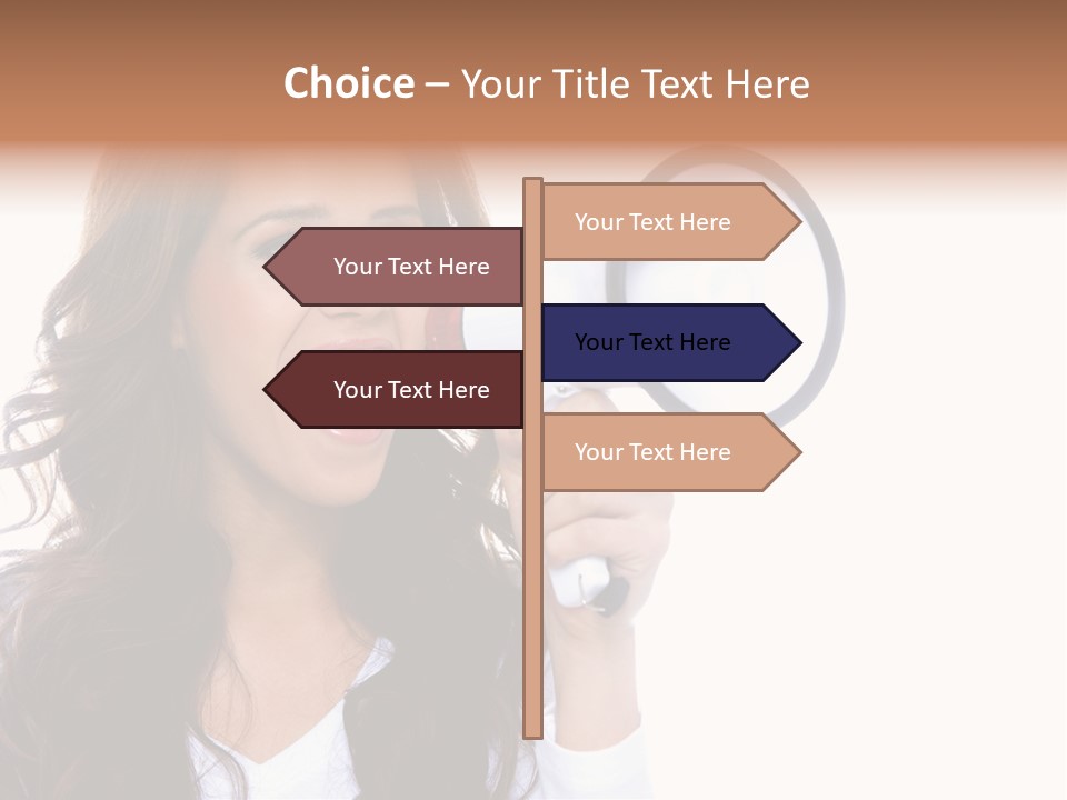 Beautiful Isolated Announce PowerPoint Template