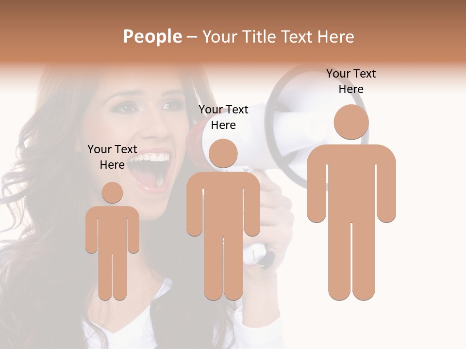 Beautiful Isolated Announce PowerPoint Template