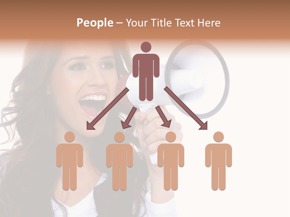 Beautiful Isolated Announce PowerPoint Template