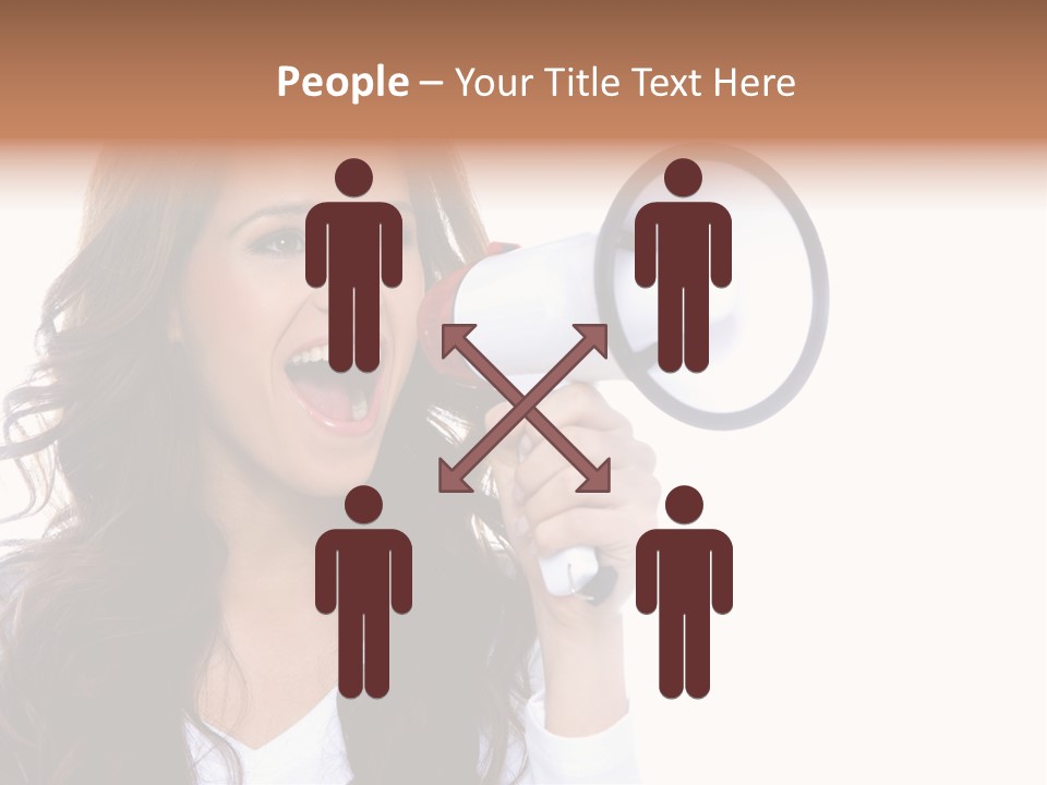 Beautiful Isolated Announce PowerPoint Template