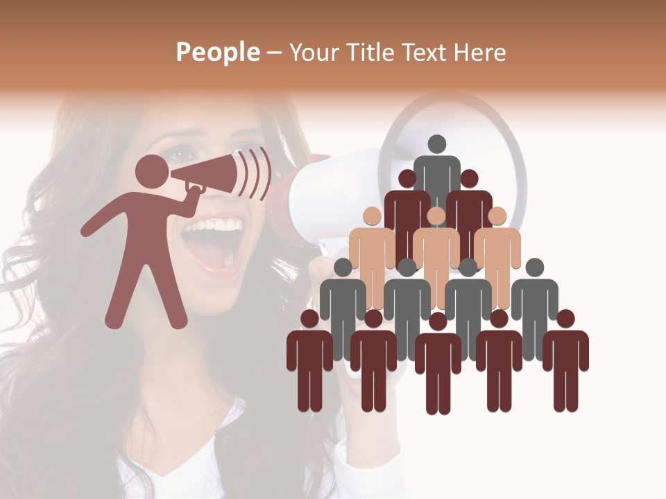 Beautiful Isolated Announce PowerPoint Template