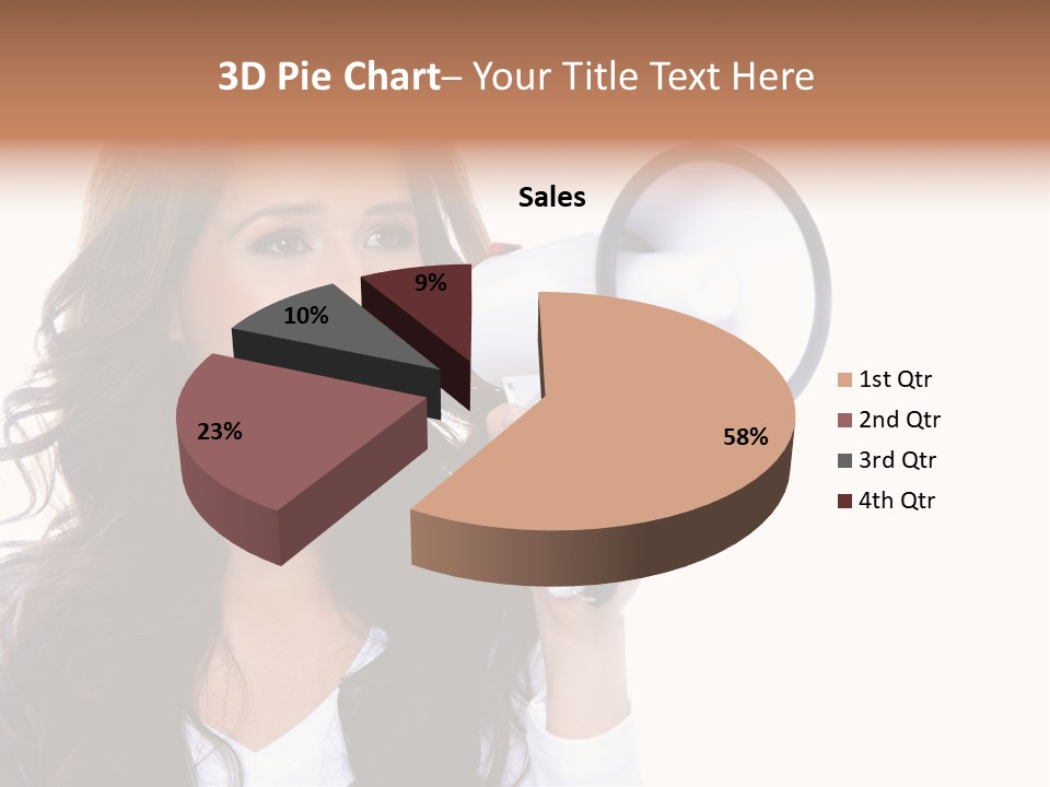 Beautiful Isolated Announce PowerPoint Template