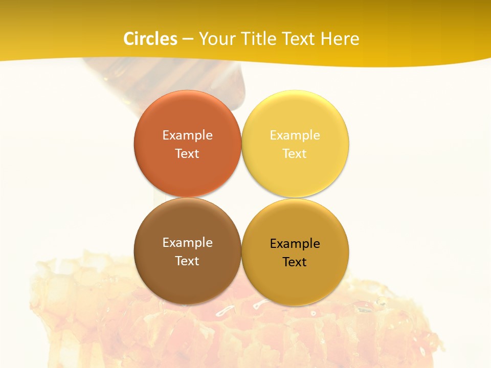 Color Ingredient Honeycomb PowerPoint Template