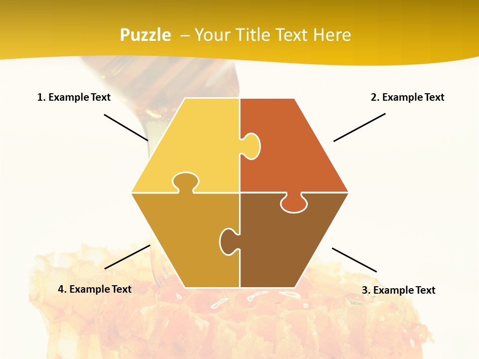 Color Ingredient Honeycomb PowerPoint Template