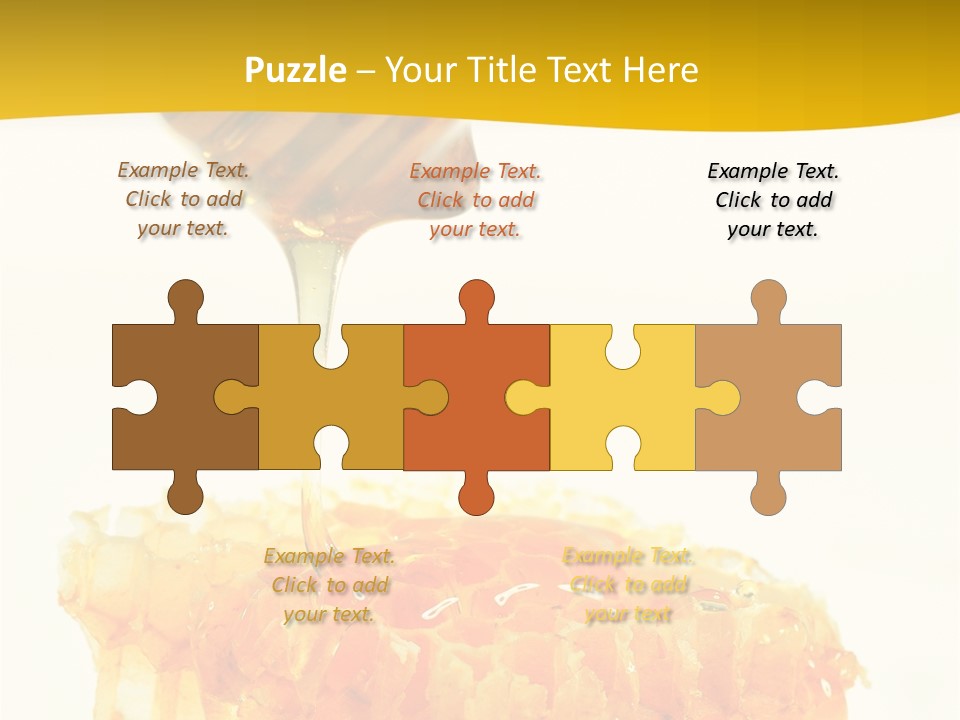 Color Ingredient Honeycomb PowerPoint Template