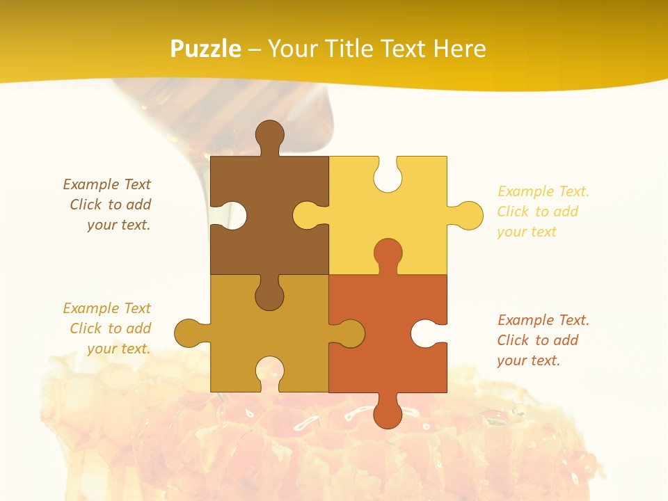 Color Ingredient Honeycomb PowerPoint Template