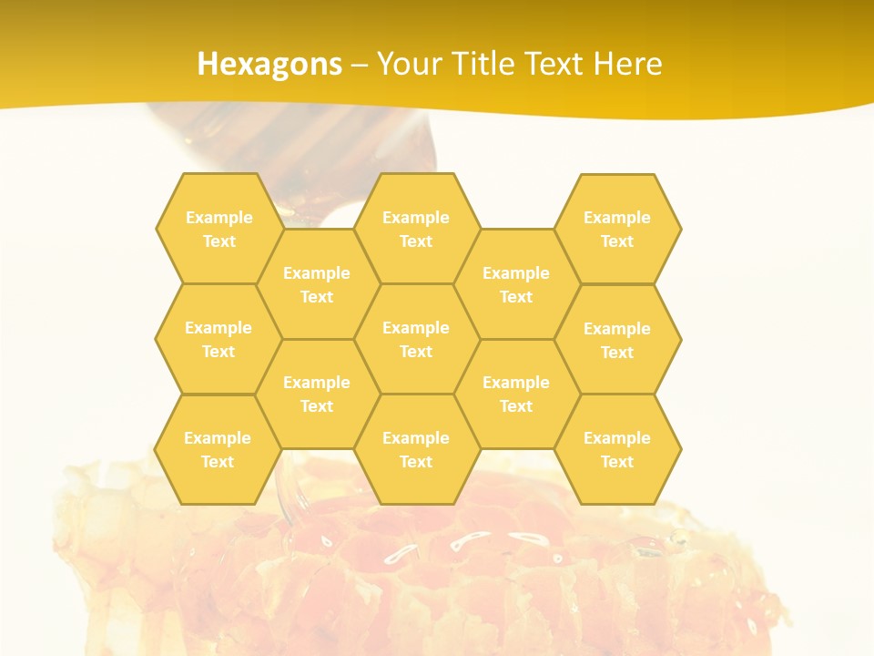 Color Ingredient Honeycomb PowerPoint Template