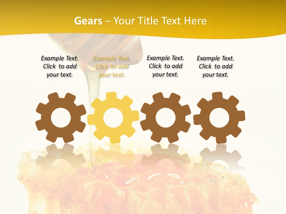 Color Ingredient Honeycomb PowerPoint Template