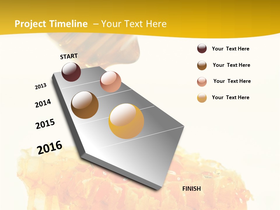 Color Ingredient Honeycomb PowerPoint Template