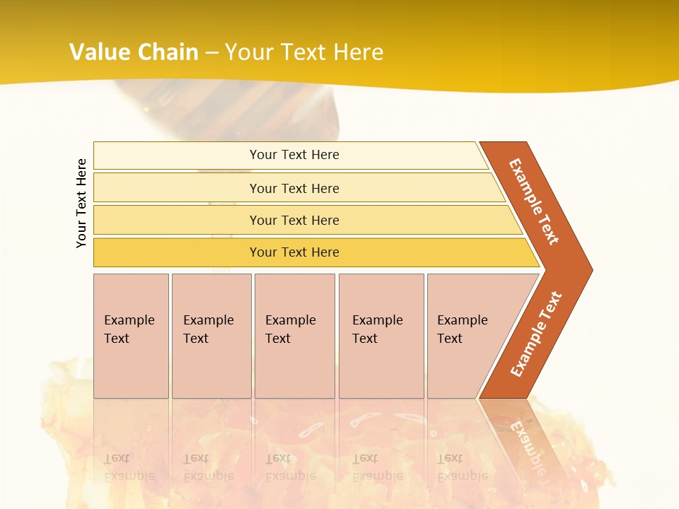 Color Ingredient Honeycomb PowerPoint Template